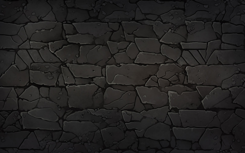 Black stone wall pattern background_black stone wall background_black brick wall background Background