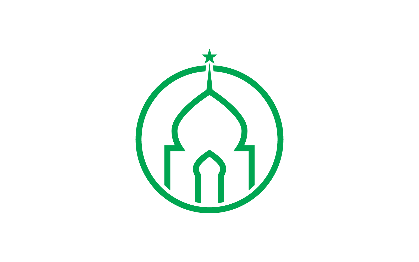 Islamic logo, Mosque,ramadhan kareem design template