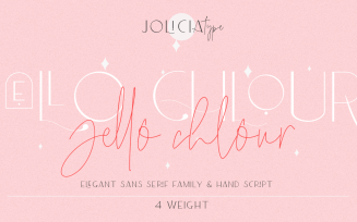 Jello Chlour | Display Font
