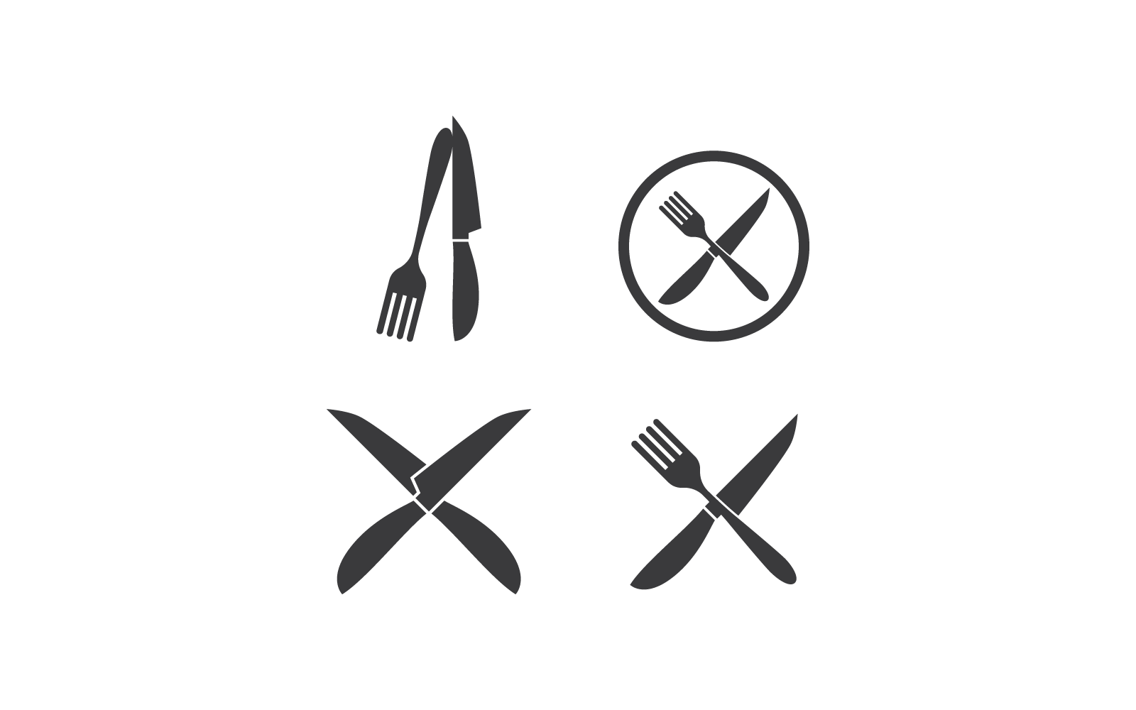 Knife design icon vector template illustration