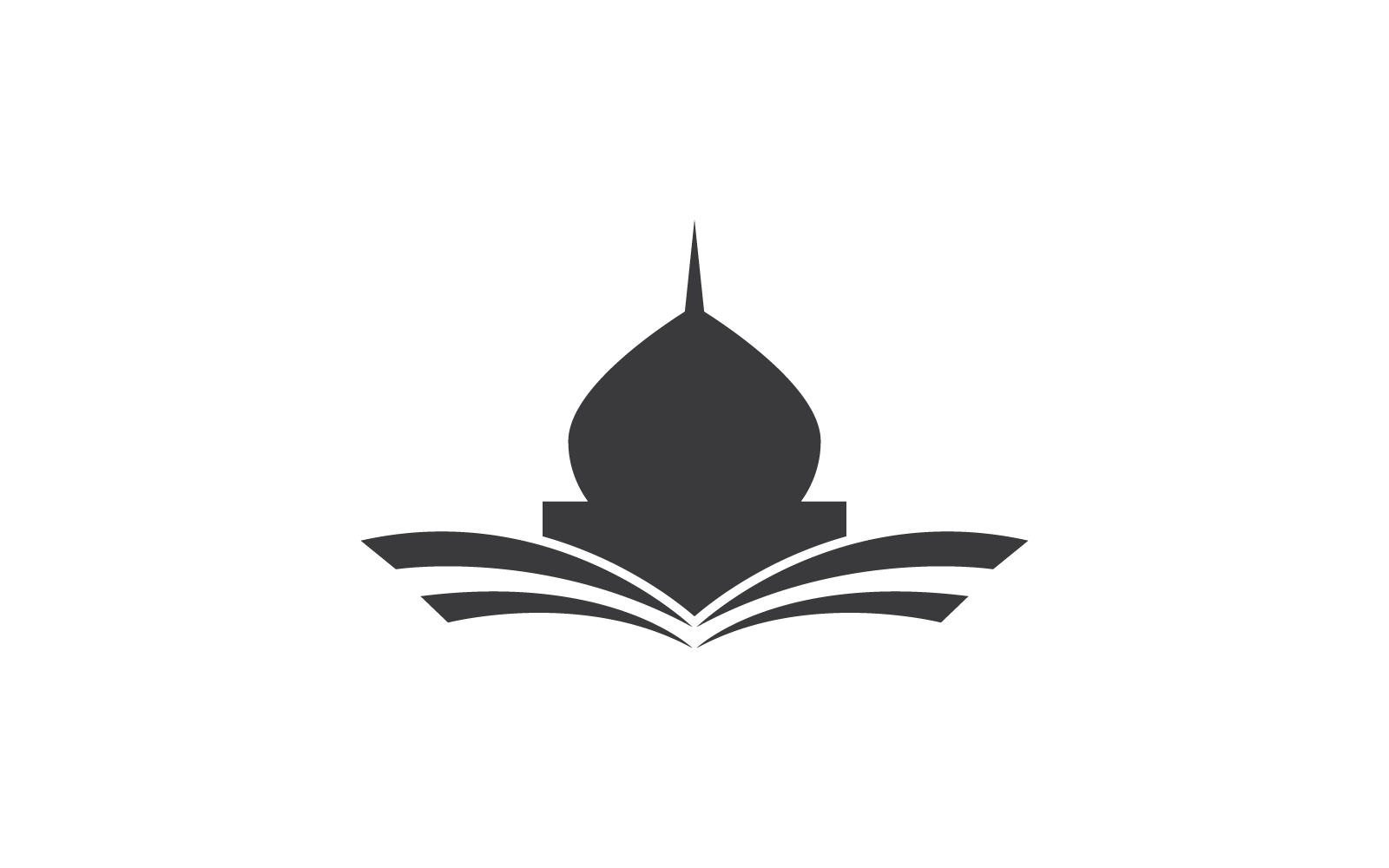 Logo islamico, moschea, modello Ramadhan Kareem