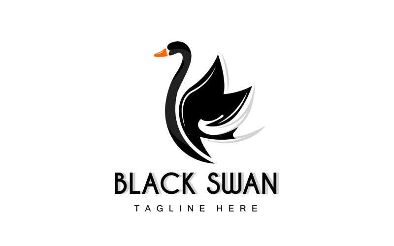 Swan Logo Bird Animal Design V5 Logo Template
