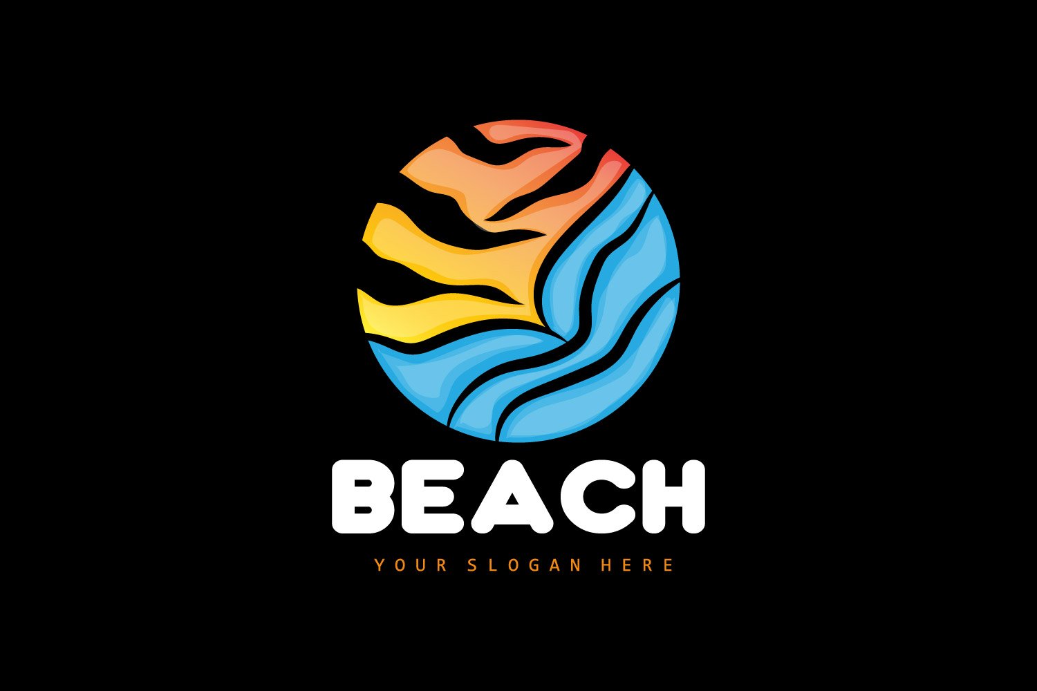 Template #405331 Sea Beach Webdesign Template - Logo template Preview