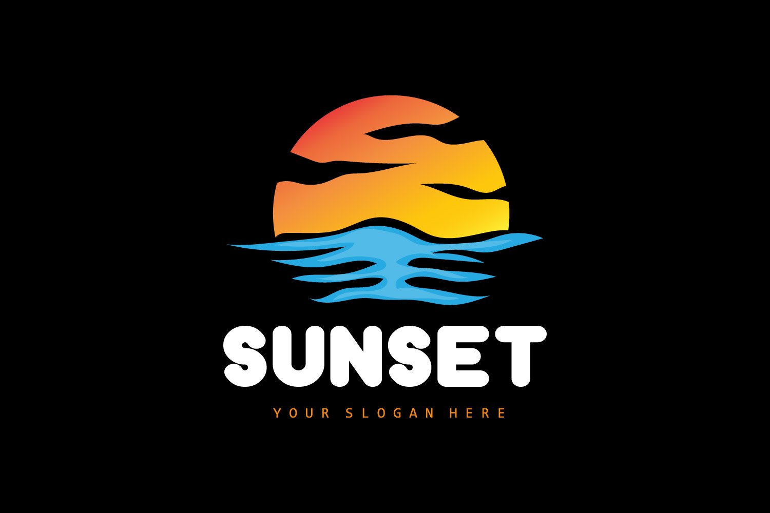 Template #405333 Sea Beach Webdesign Template - Logo template Preview