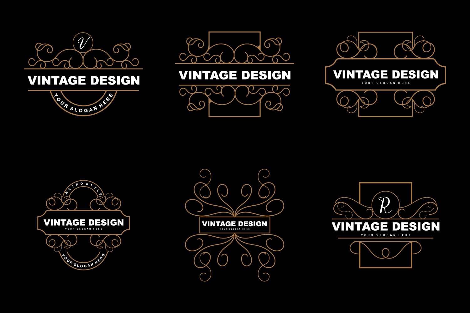 Kit Graphique #405364 Mandala Vintage Web Design - Logo template Preview