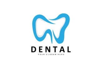 Tooth logo Dental Health VectorV4
