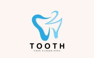 Tooth logo Dental Health VectorV6