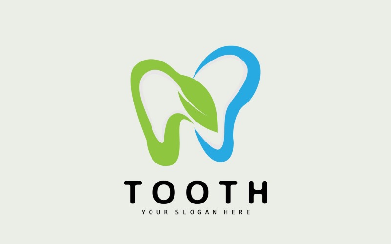 Tooth logo Dental Health VectorV8 Logo Template