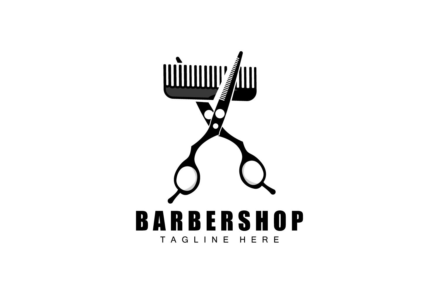 Template #405466 Cut Barber Webdesign Template - Logo template Preview