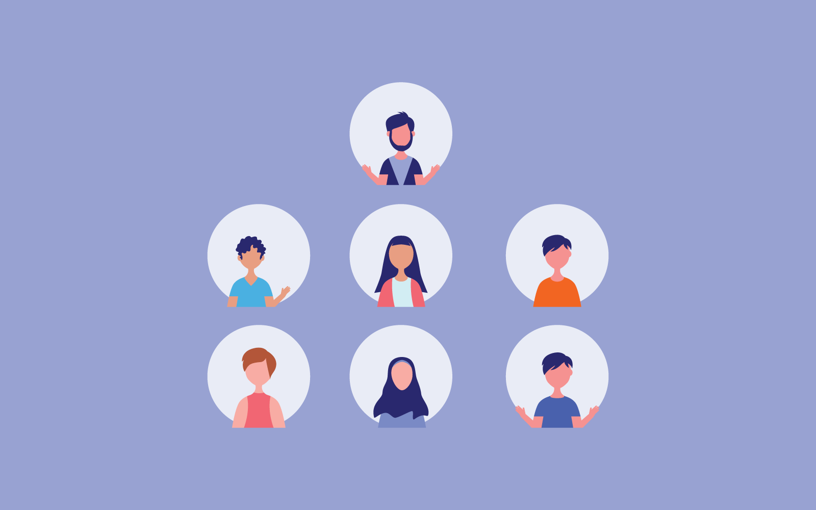 Character people on video conference cartoon design icon vector