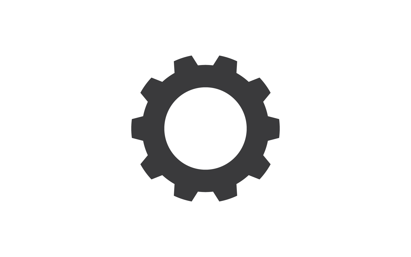 Gear technology logo vector illustration template