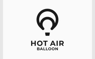 Hot Air Balloon Simple Logo