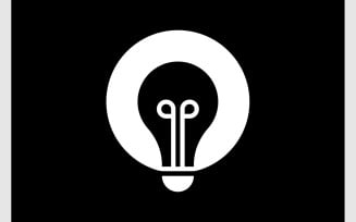 Light Bulb Lamp Idea Creative Logo