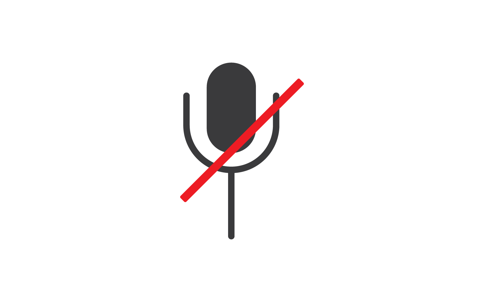 microphone icon vector design illustration template