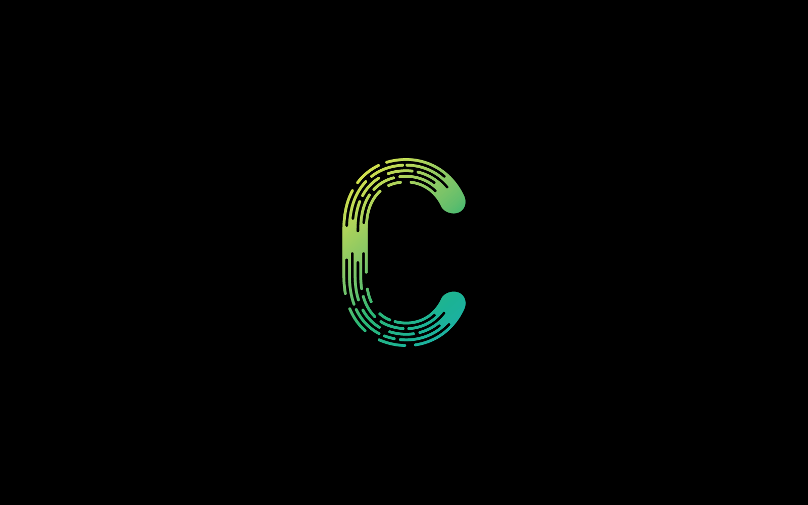 Modern C Initial letter alphabet font logo template Logo Template