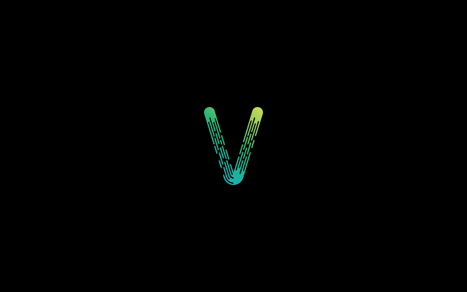 Modern V Initial letter alphabet font logo template Logo Template