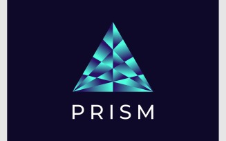 Prism Triangle Colorful Logo