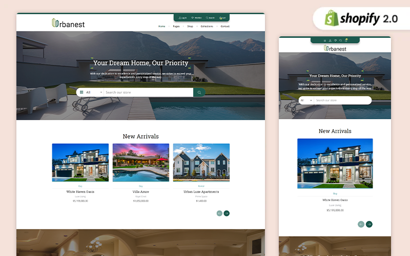 Template #405539 Real Estate Webdesign Template - Logo template Preview