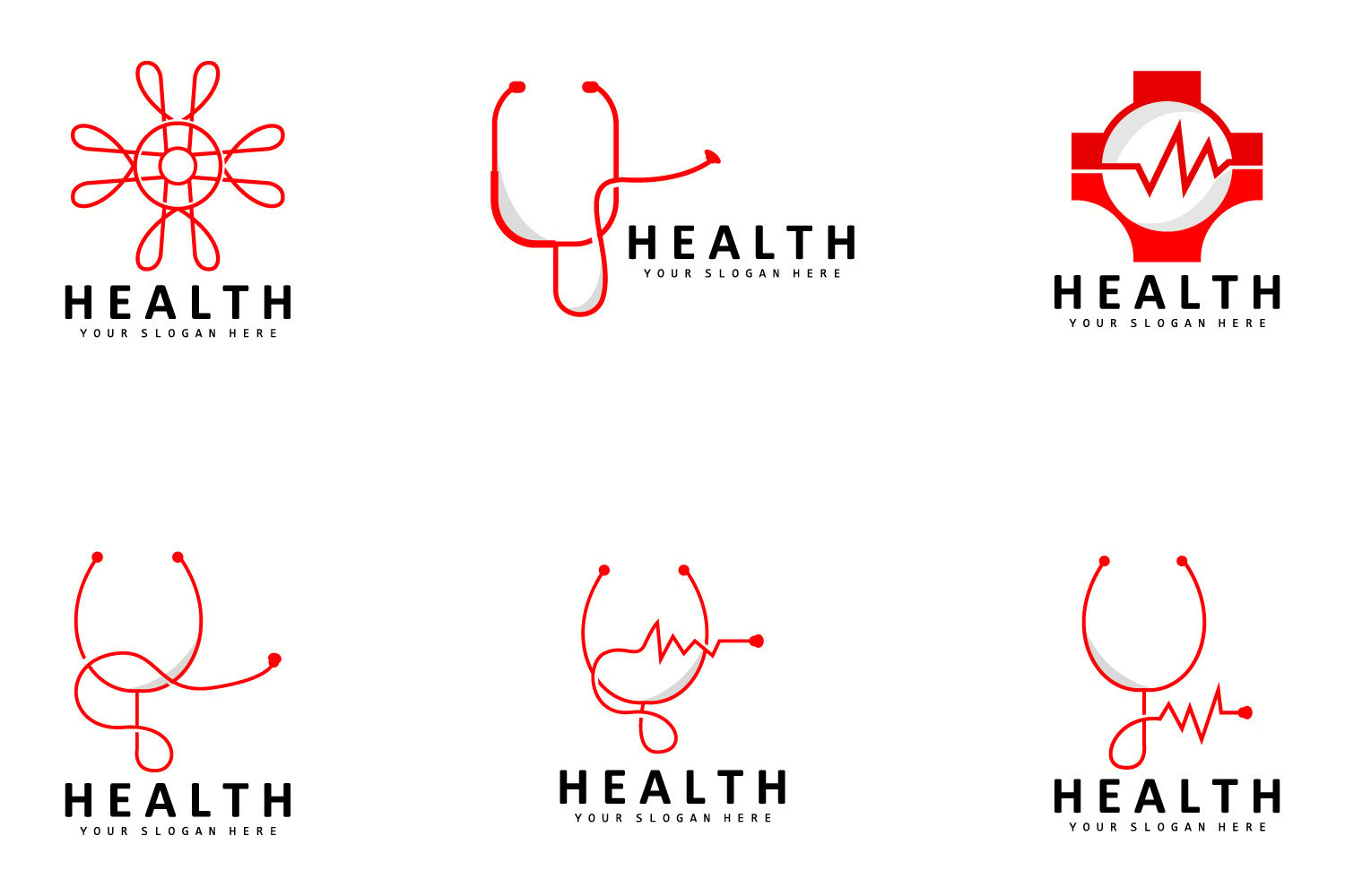 Kit Graphique #405597 Care Hospital Divers Modles Web - Logo template Preview