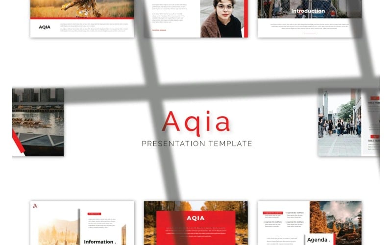 Aqia Multipurpose PowerPoint Presentation Templates PowerPoint Template