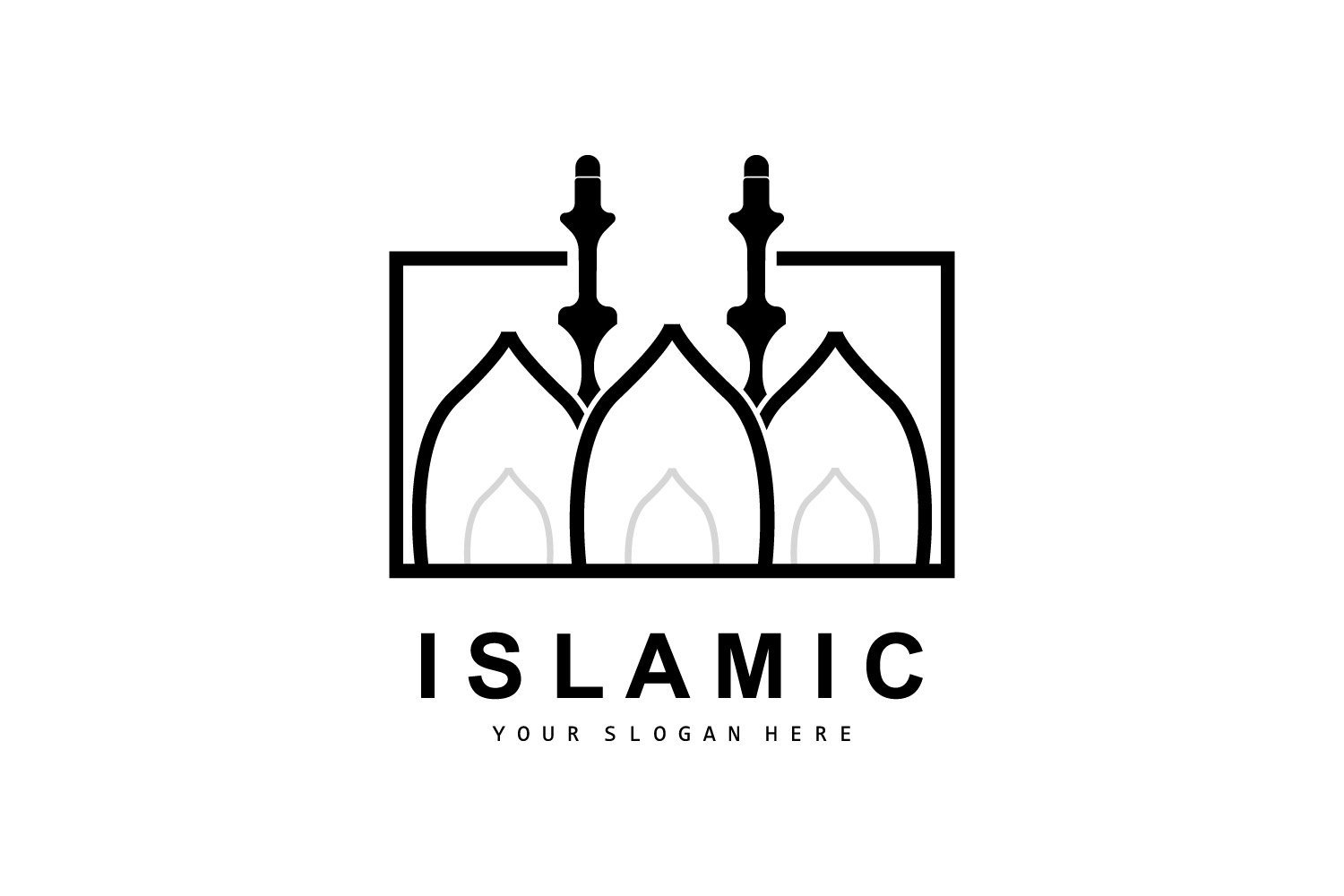 Kit Graphique #405634 Mosque Arab Divers Modles Web - Logo template Preview