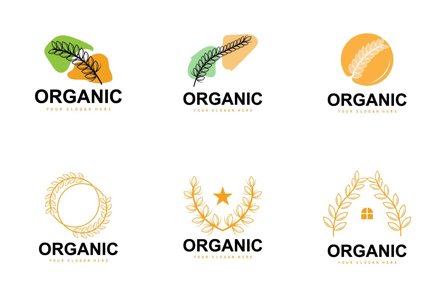 Kit Graphique #405657 Food Leaf Divers Modles Web - Logo template Preview