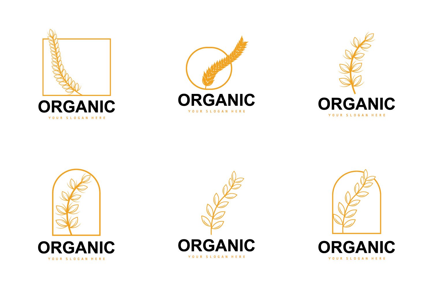 Kit Graphique #405658 Food Leaf Divers Modles Web - Logo template Preview