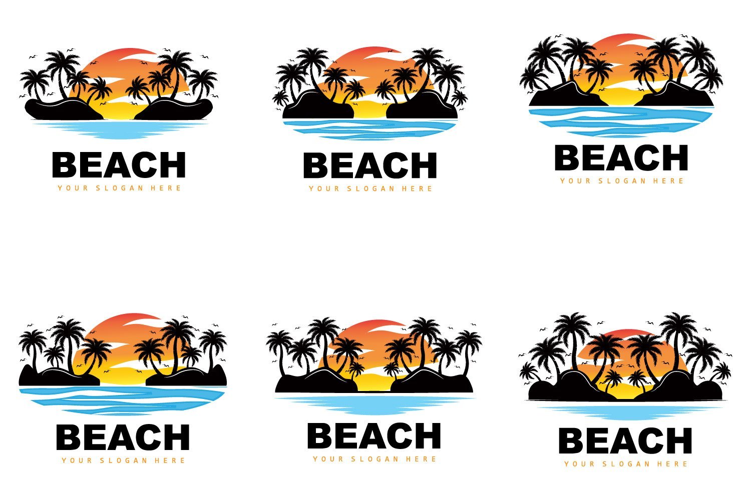 Kit Graphique #405670 Ocean Mer Divers Modles Web - Logo template Preview