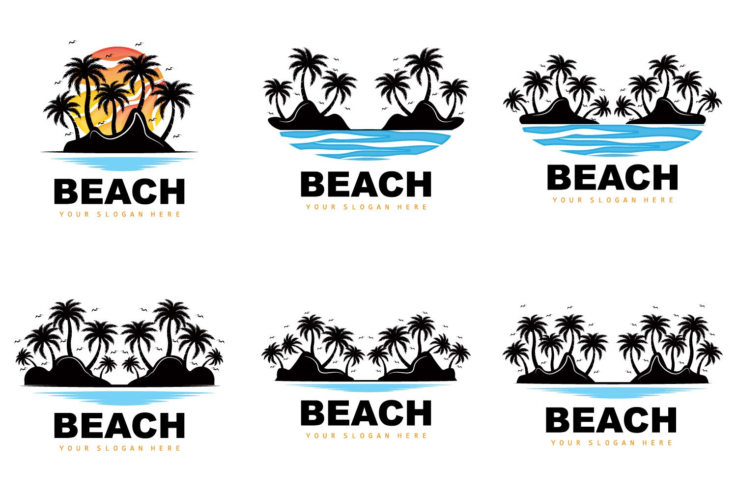 Kit Graphique #405671 Ocean Mer Divers Modles Web - Logo template Preview