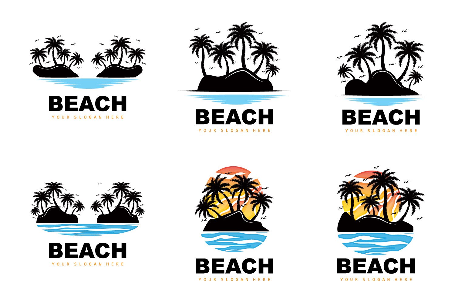 Kit Graphique #405672 Ocean Mer Divers Modles Web - Logo template Preview