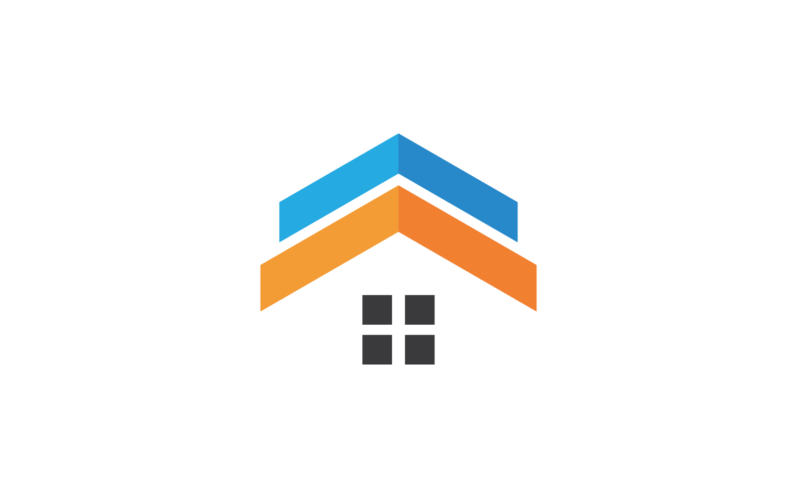 Accueil Création de logo d&amp;#39;illustration de propriété et de construction