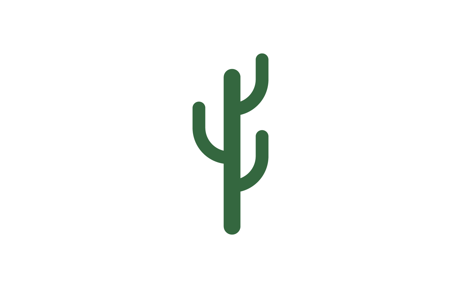 Cactus design Logo icon template vector illustration