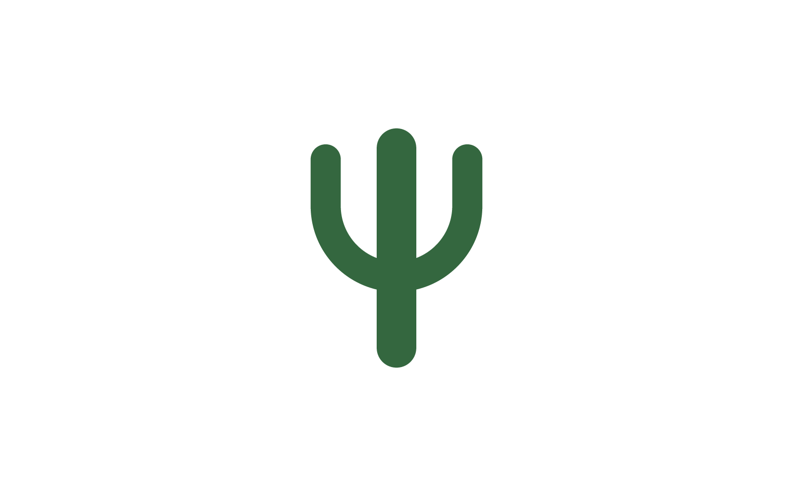 Cactus Logo design icon template vector illustration
