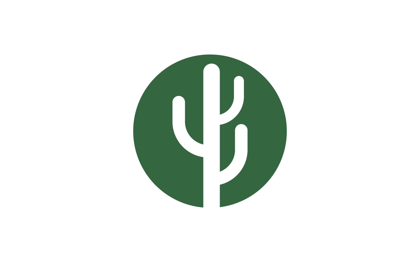 Cactus Logo icon template vector design illustration