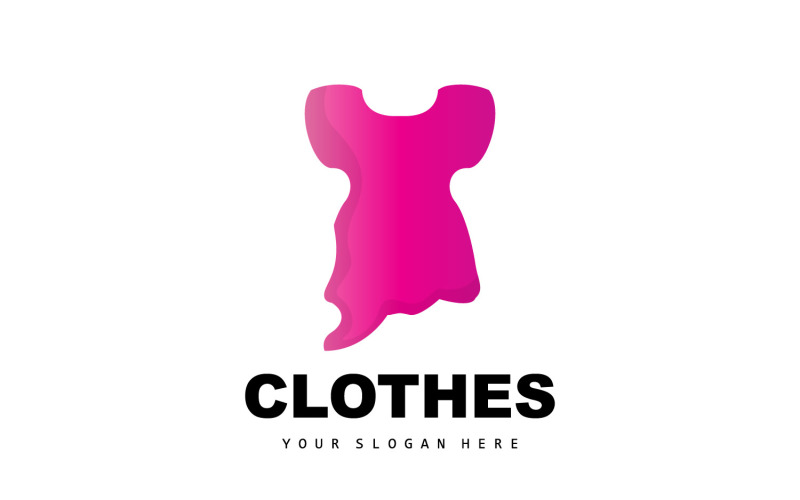 Clothing Logo Simple Style Shirt DesignV10 Logo Template