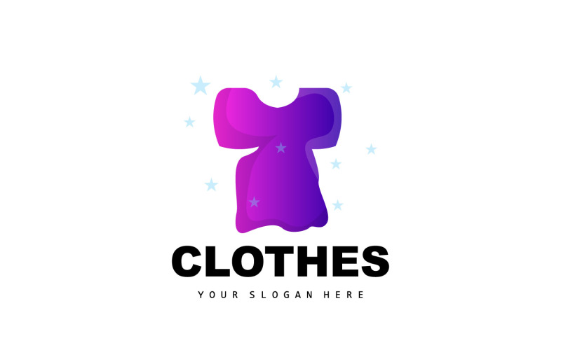 Clothing Logo Simple Style Shirt DesignV2 Logo Template