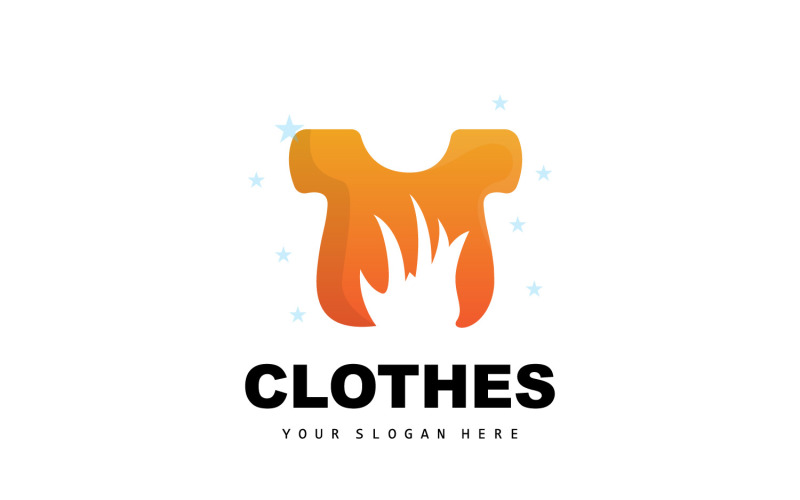 Clothing Logo Simple Style Shirt DesignV4 Logo Template
