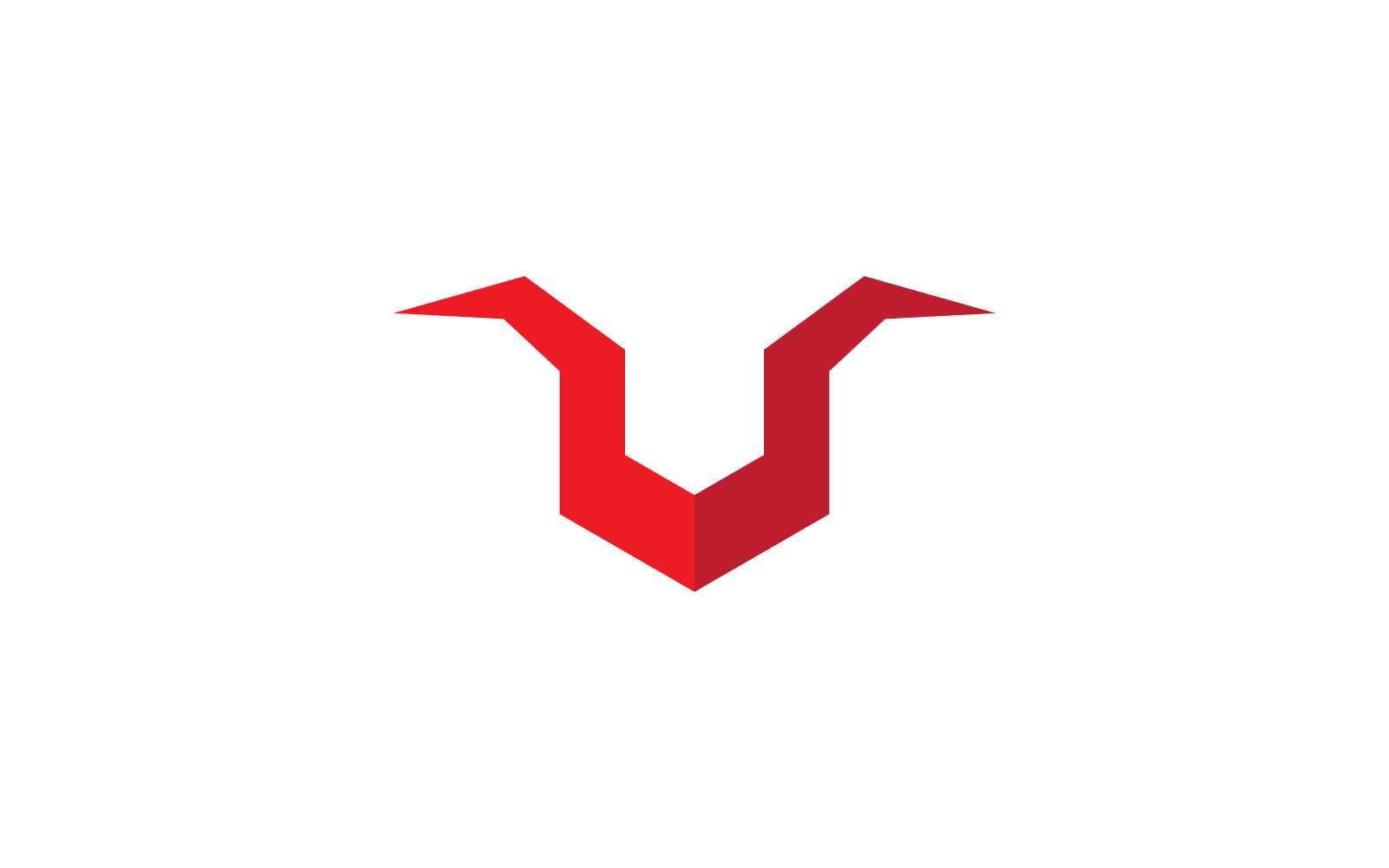 Modello di disegno vettoriale del logo Toro