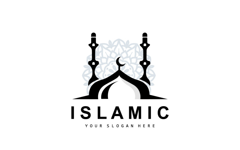 Mosque logo ramadan design template vectorV15 Logo Template