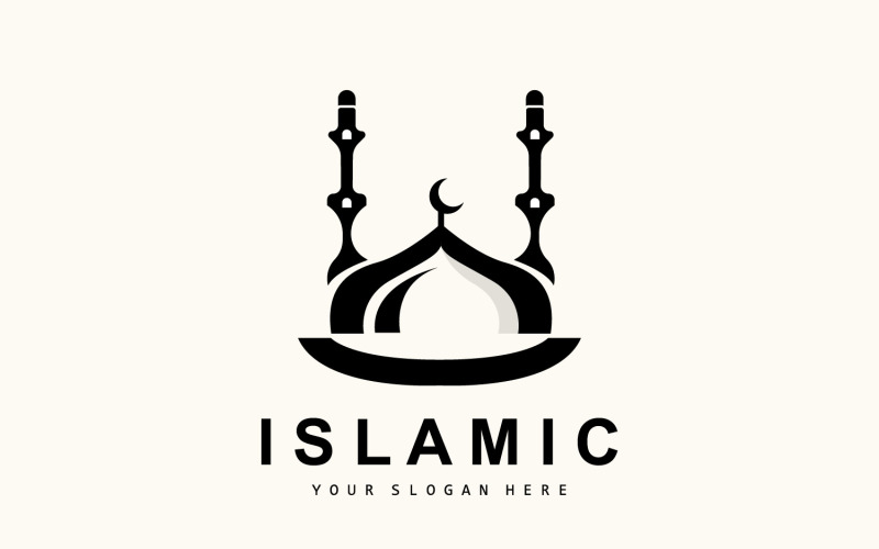 Mosque logo ramadan design template vectorV1 Logo Template