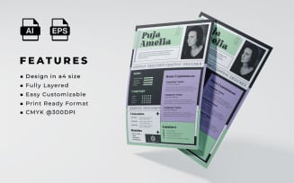 Resume and CV Template Style 20