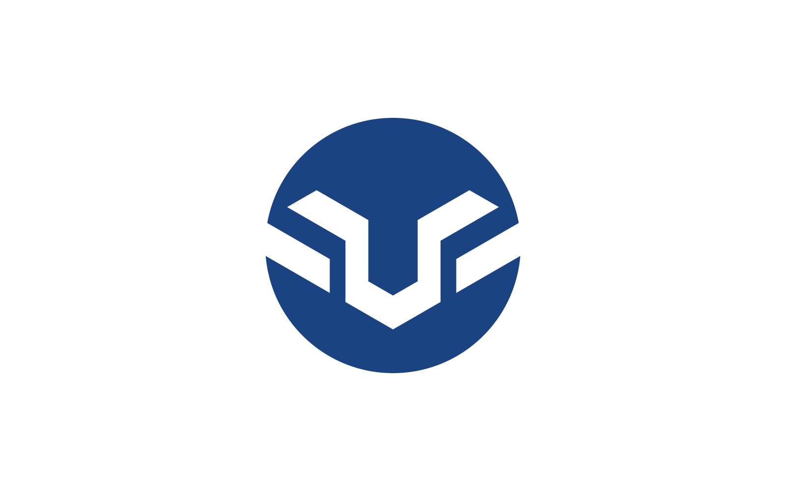 U design initial Wing illustration logo vector design Logo Template