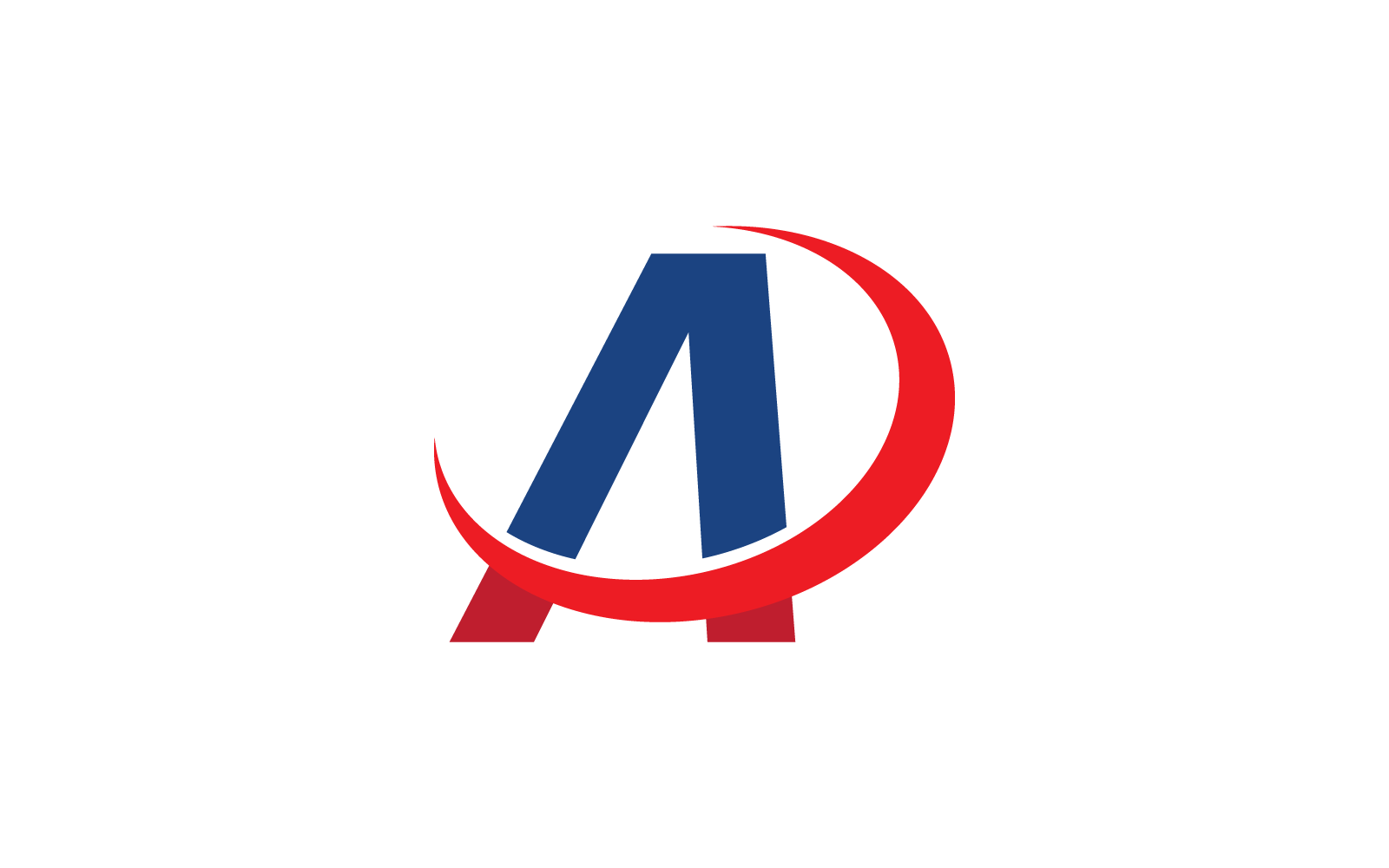 Un modello di logo con lettera iniziale di design