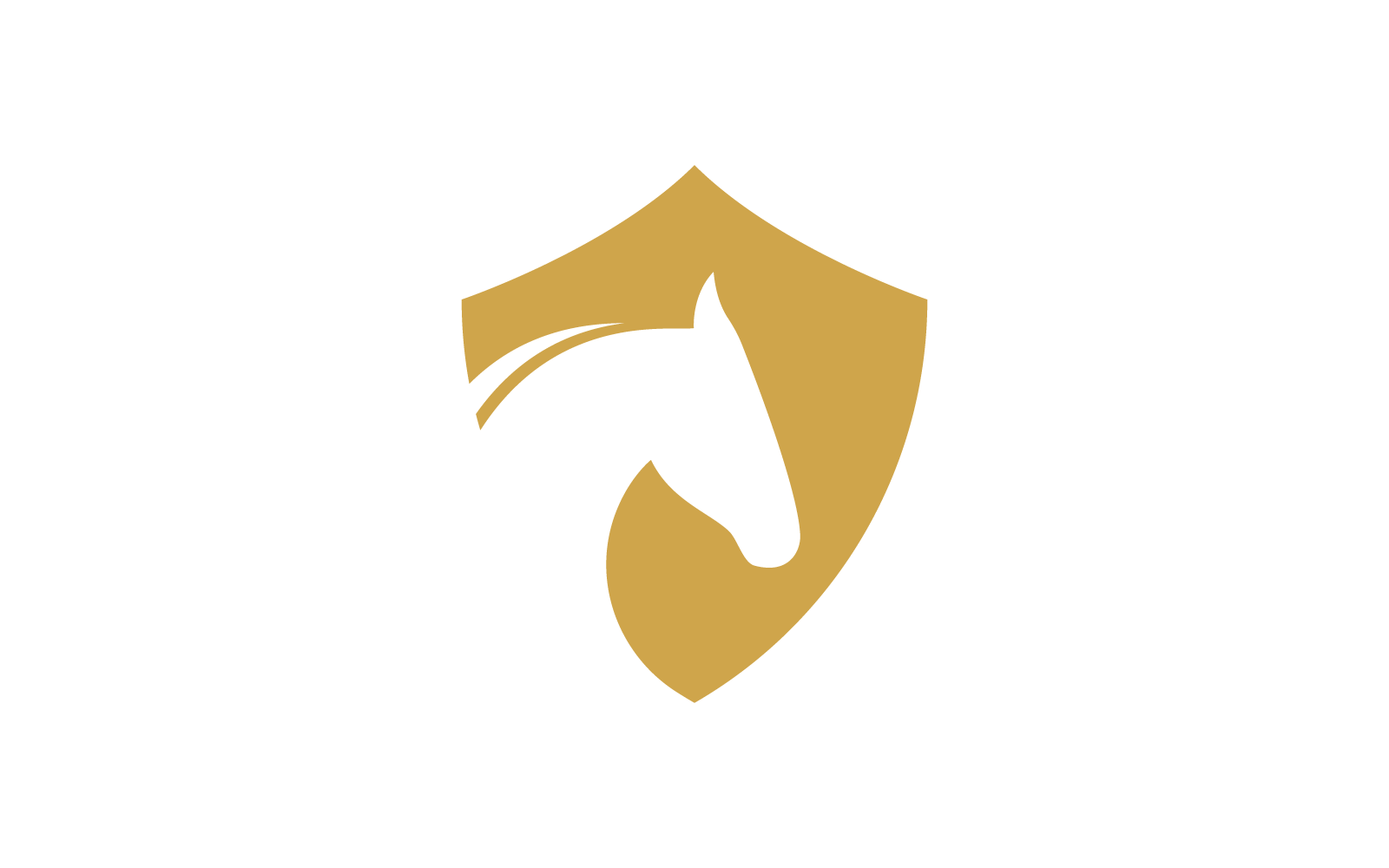 Pferd-Logo-Vektor-flaches Design-Symbol-Vorlage