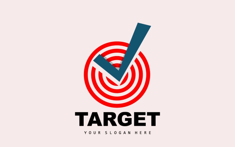 Target Logo Arrow Shooting DesignV10 Logo Template