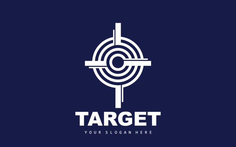 Target Logo Arrow Shooting DesignV1 Logo Template