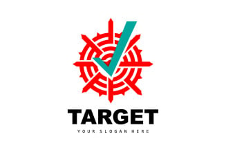 Target Logo Arrow Shooting DesignV7