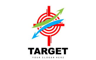 Target Logo Arrow Shooting DesignV9