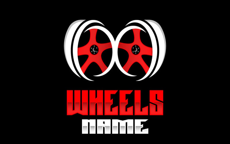 Vehicle Wheel Service Logo Automotive DesignV10 Logo Template