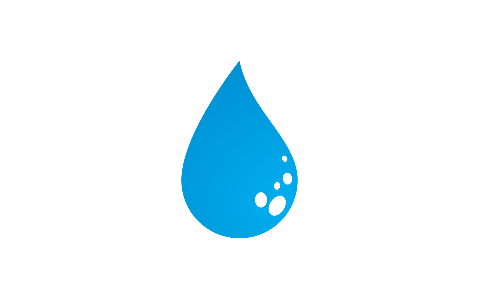 Water drop logo icon vector template Logo Template